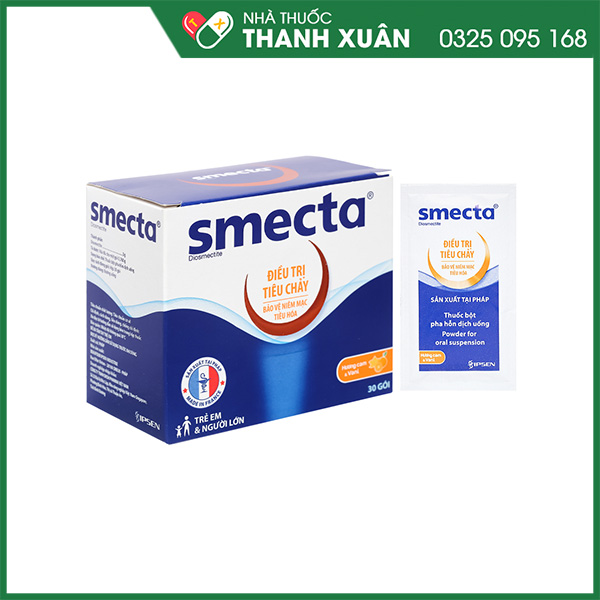 Bột pha hỗn dịch uống Smecta - Điều trị tiêu chảy ở người lớn và trẻ em